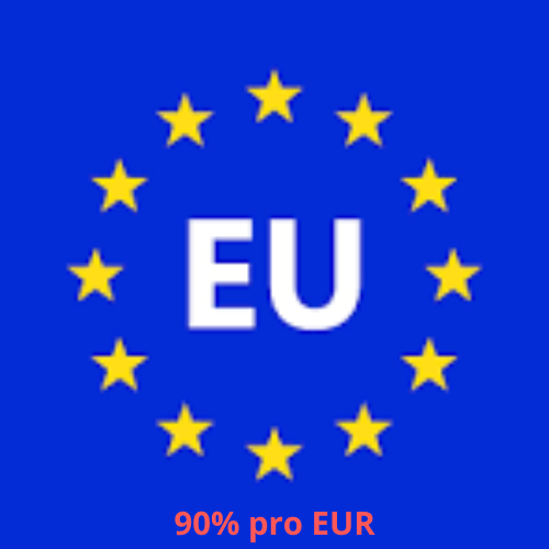 90% pro EUR